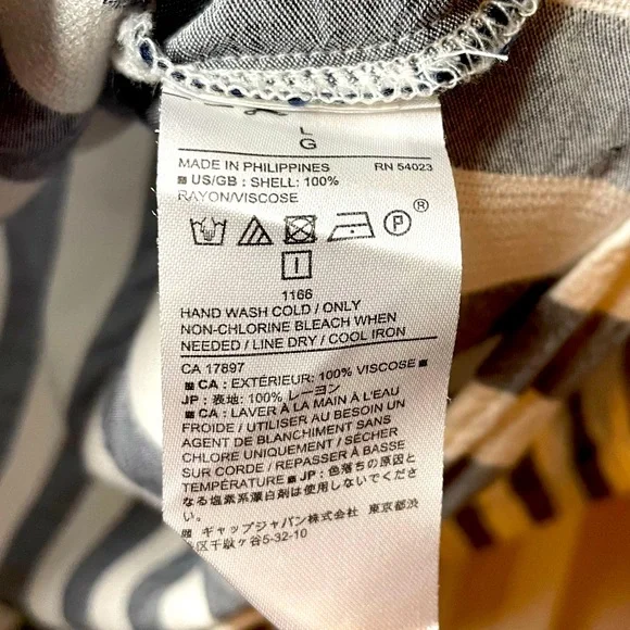 Itm 0017 Banana Republic women’s off the shoulder top size LG - Picture 7 of 7